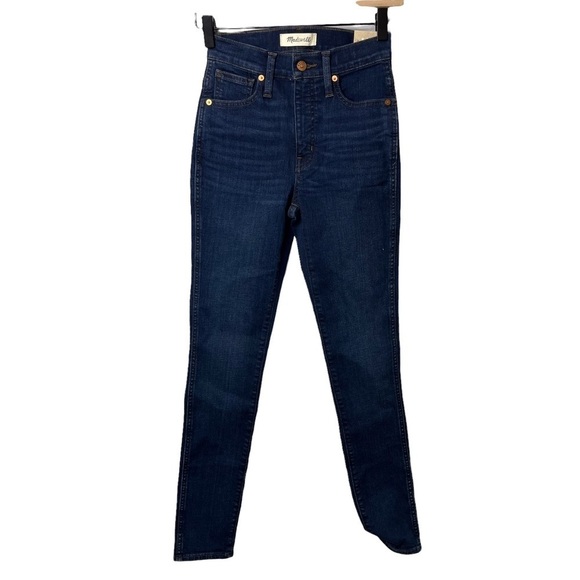 Madewell 10” High Rise Skinny Jeans Size 23 Classic Style F4684 - Picture 2 of 11